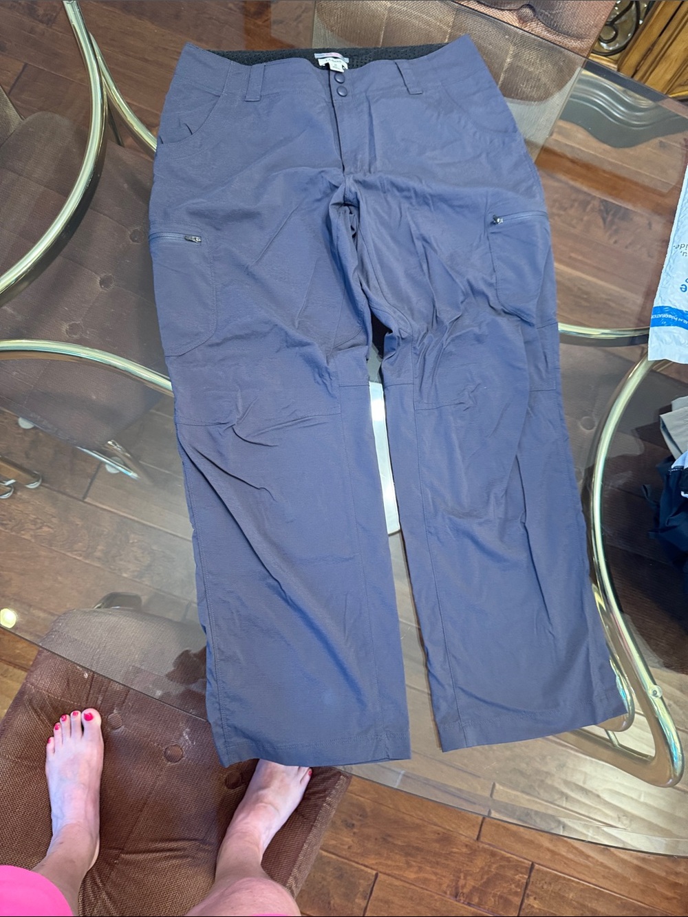 L.L. Bean Women's Vista Trekking Pants, Mid-Rise, Straight Leg in Granite
